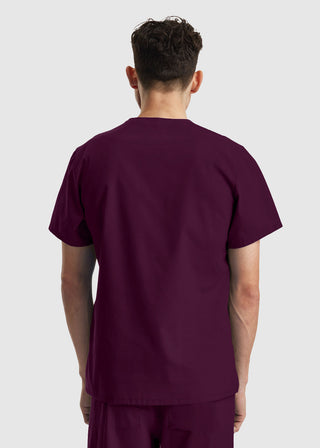 Landau Essentials Unisex 3-Pocket V-Neck Scrub Top