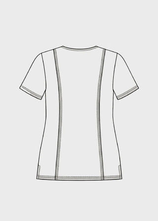 Free Embroidery HeedFit Women's V-Neck Scrub Top