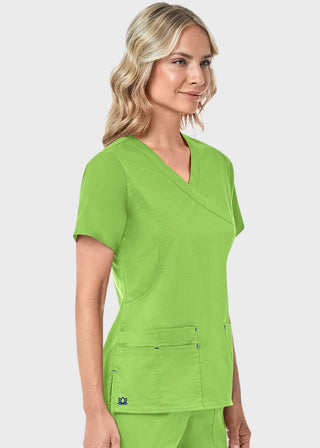 Maevn Blossom Women's Mock Wrap Top