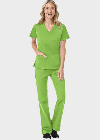 Maevn Blossom Women's Mock Wrap Top