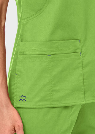 Maevn Blossom Women's Mock Wrap Top