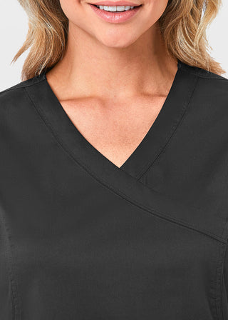 Maevn Blossom Women's Mock Wrap Top