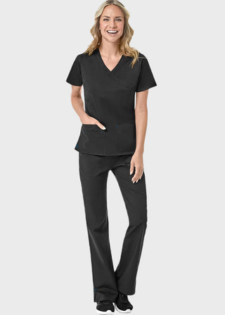 Maevn Blossom Women's Mock Wrap Top