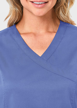 Maevn Blossom Women's Mock Wrap Top