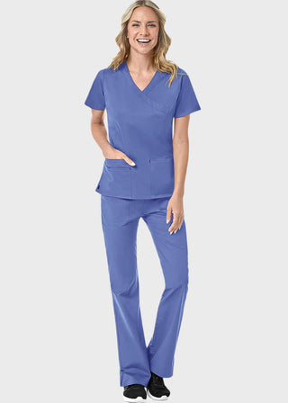 Maevn Blossom Women's Mock Wrap Top