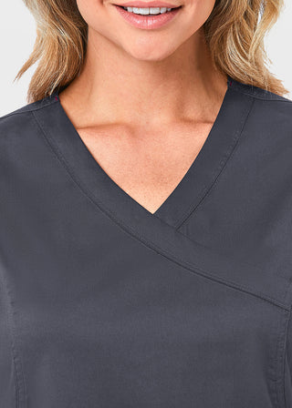 Maevn Blossom Women's Mock Wrap Top