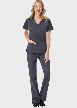 Maevn Blossom Women's Mock Wrap Top