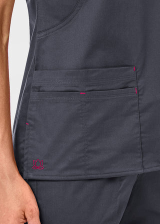 Maevn Blossom Women's Mock Wrap Top