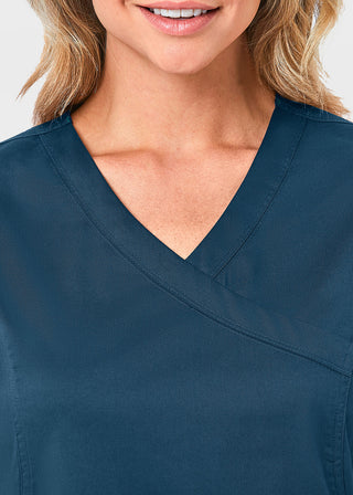 Maevn Blossom Women's Mock Wrap Top