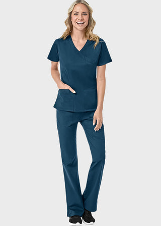 Maevn Blossom Women's Mock Wrap Top