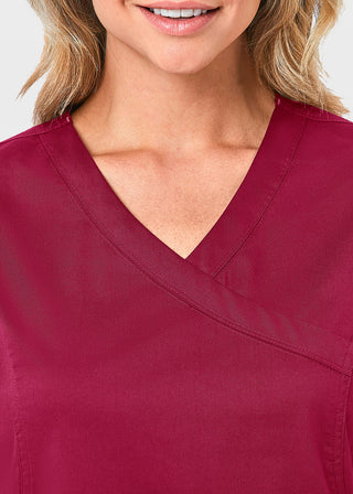 Maevn Blossom Women's Mock Wrap Top