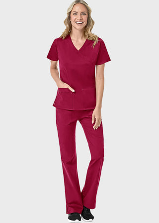 Maevn Blossom Women's Mock Wrap Top