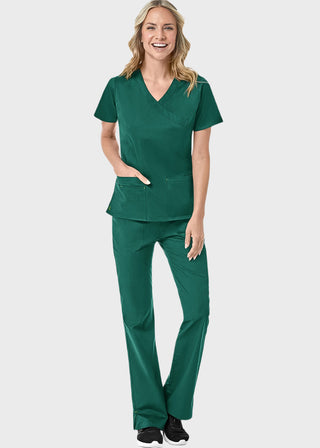 Maevn Blossom Women's Mock Wrap Top