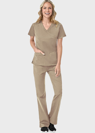 Maevn Blossom Women's Mock Wrap Top