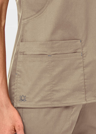 Maevn Blossom Women's Mock Wrap Top