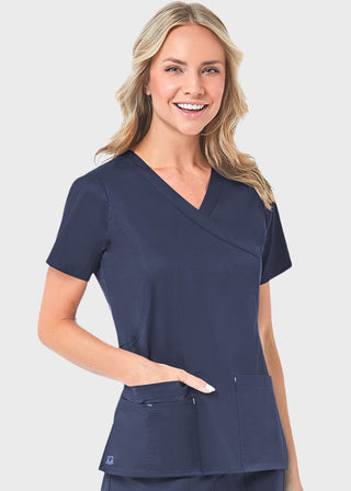 Maevn Blossom Women's Mock Wrap Top