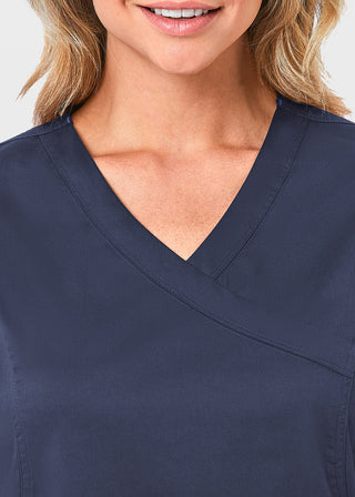 Maevn Blossom Women's Mock Wrap Top