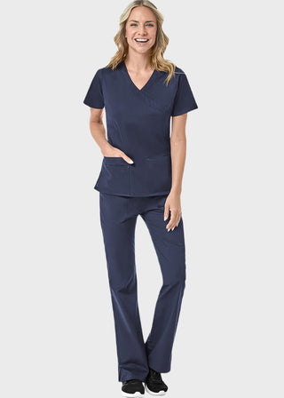 Maevn Blossom Women's Mock Wrap Top