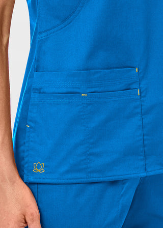 Maevn Blossom Women's Mock Wrap Top