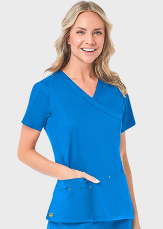 Maevn Blossom Women's Mock Wrap Top