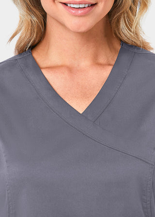 Maevn Blossom Women's Mock Wrap Top