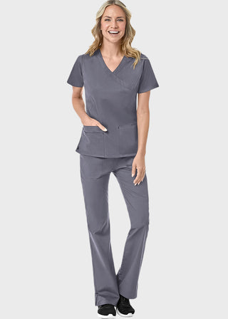 Maevn Blossom Women's Mock Wrap Top