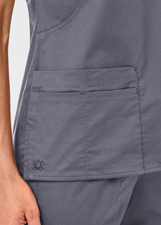 Maevn Blossom Women's Mock Wrap Top