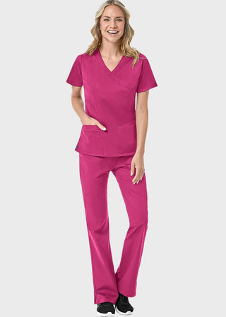 Maevn Blossom Women's Mock Wrap Top