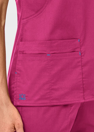 Maevn Blossom Women's Mock Wrap Top