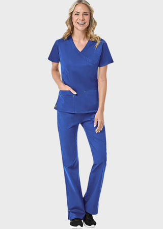 Maevn Blossom Women's Mock Wrap Top