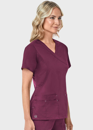 Maevn Blossom Women's Mock Wrap Top