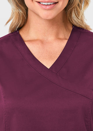 Maevn Blossom Women's Mock Wrap Top