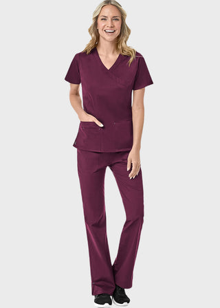 Maevn Blossom Women's Mock Wrap Top