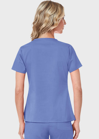 Maevn Blossom Women's Three Pocket V-Neck Top