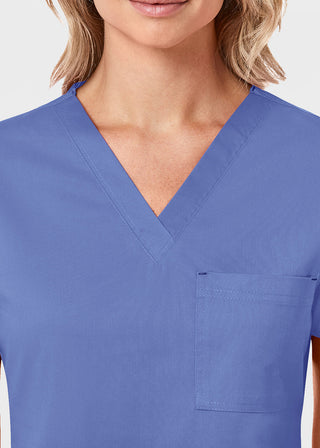 Maevn Blossom Women's Three Pocket V-Neck Top