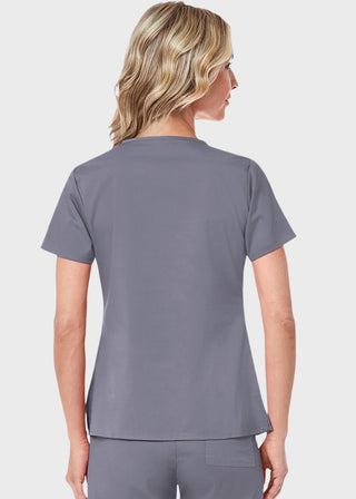 Maevn Blossom Women's Three Pocket V-Neck Top