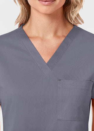 Maevn Blossom Women's Three Pocket V-Neck Top