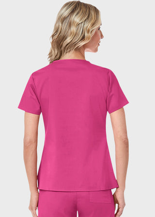 Maevn Blossom Women's Three Pocket V-Neck Top