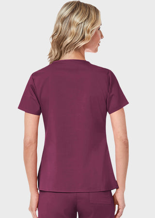 Maevn Blossom Women's Three Pocket V-Neck Top