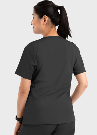 Maevn Core Women's Curved V-neck Top