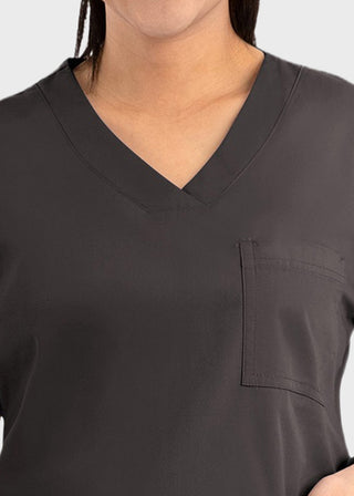 Maevn Core Women's Curved V-neck Top