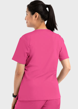 Maevn Core Women's Curved V-neck Top