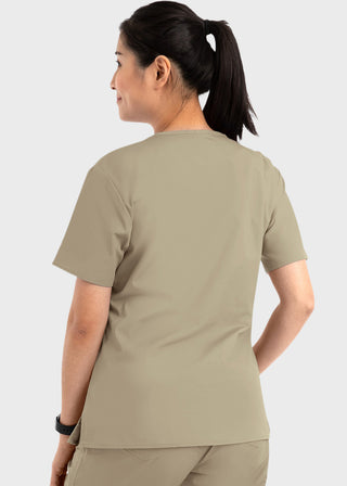 Maevn Core Women's Curved V-neck Top