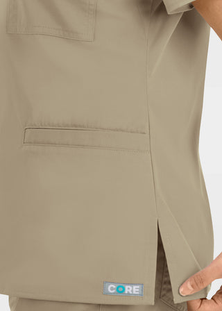 Maevn Core Women's Curved V-neck Top