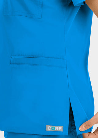 Maevn Core Women's Curved V-neck Top