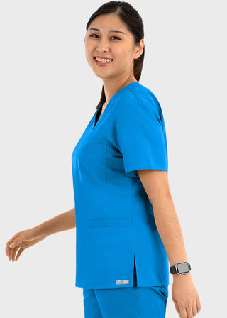 Maevn Core Women's Curved V-neck Top