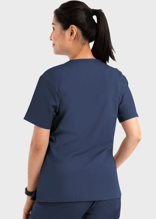 Maevn Core Women's Curved V-neck Top