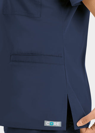 Maevn Core Women's Curved V-neck Top