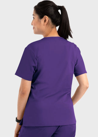 Maevn Core Women's Curved V-neck Top