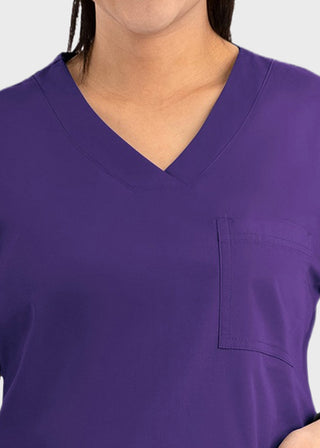 Maevn Core Women's Curved V-neck Top